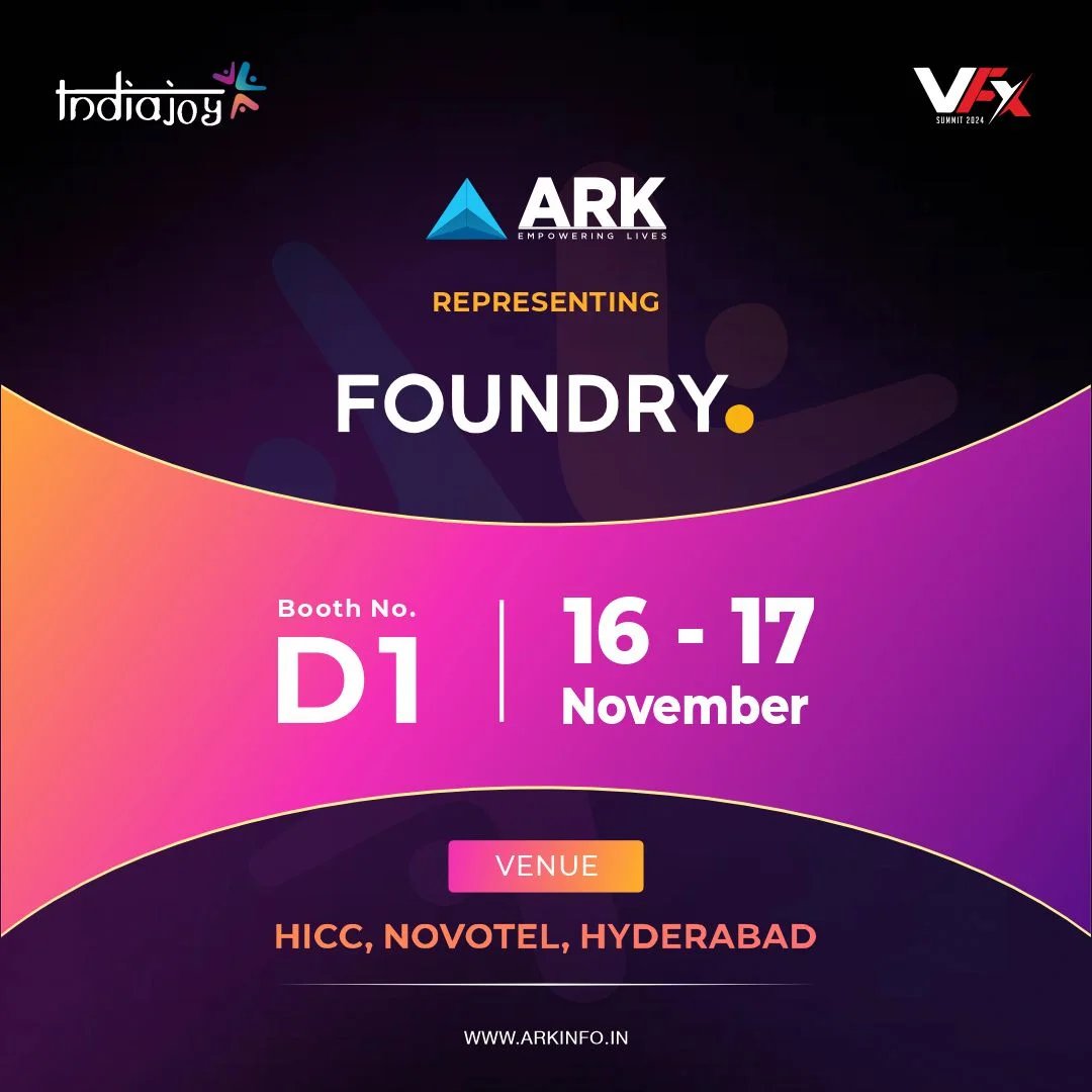 ARK representing Foundry at Indiajoy and VFX Summit