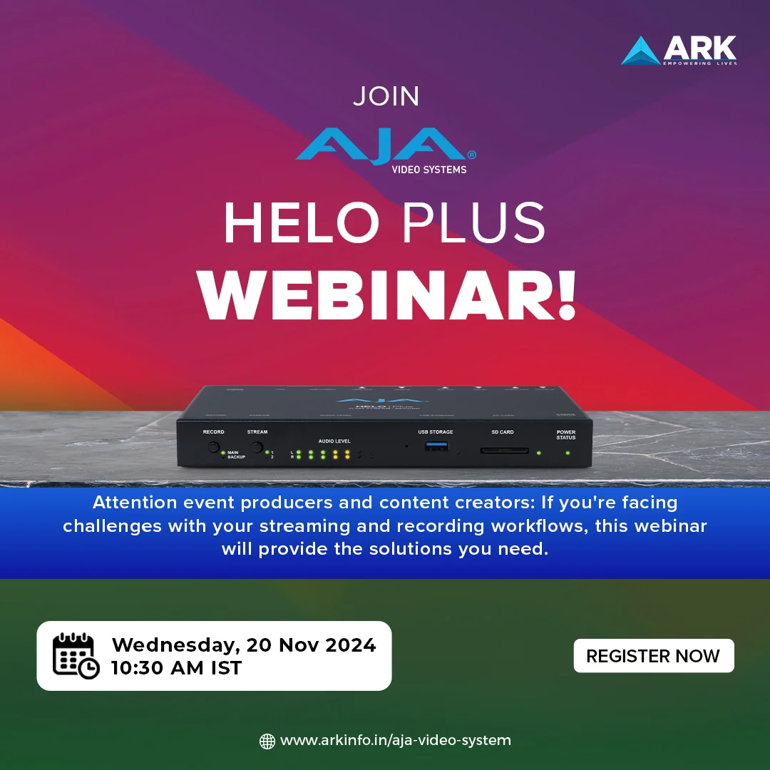 AJA Helo Plus Webinar